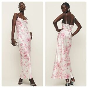 NWT Reformation Parma Silk Dress in Swoon